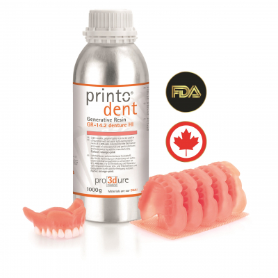 Żywica Pro3dure printodent® GR-14.2 denture HI 1kg
