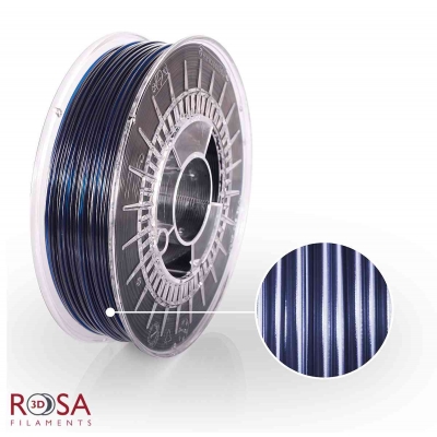 Filament 3D Rosa3D PETG Standard - 1.75 mm - 0.8.kg - navy blue tr
